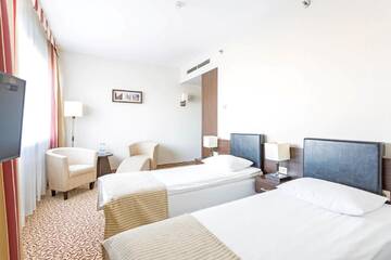 Двухместный номер с 2 отдельными кроватями в Отеле Qubus Hotel Łódź